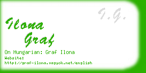 ilona graf business card